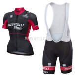 Maglia Donne Nove Colli 2017 Nero e Rosso