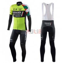 Maglia Euskadi Manica Lunga 2017 Nero e Verde