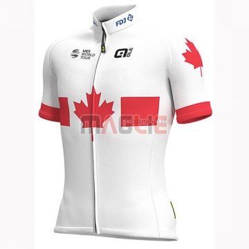 Maglia Groupama FDJ Manica Corta 2019 Campione Canada