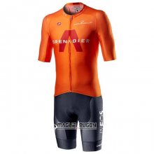 Maglia Ineos Grenadiers Manica Corta 2021 Arancione