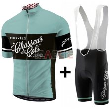 Maglia Morvelo Manica Corta 2018 Verde e Nero