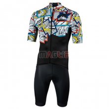 Maglia Nalini Manica Corta 2020 Nero Multicolore