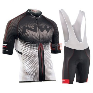 Maglia Northwave Manica Corta 2018 Nero e Bianco