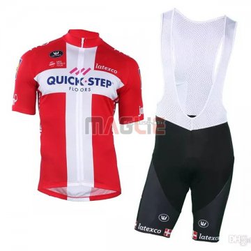 Maglia Quick Step Floors Campione Danimarca Manica Corta 2018