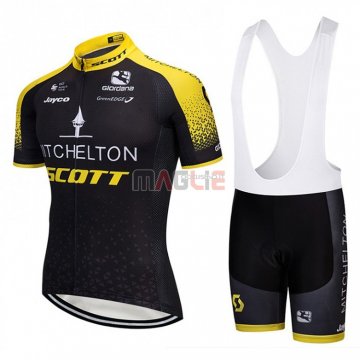 Maglia Scott Manica Corta 2018 Giallo e Nero