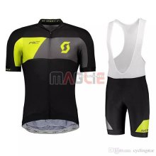 Maglia Scott Manica Corta 2018 Nero Giallo