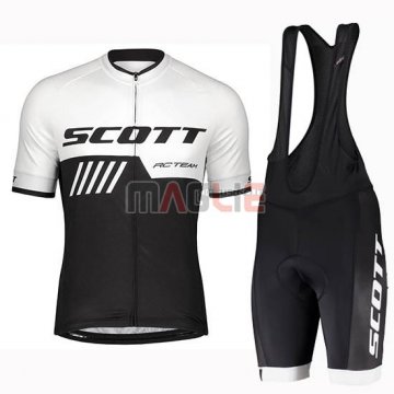 Maglia Scott Manica Corta 2019 Nero Bianco