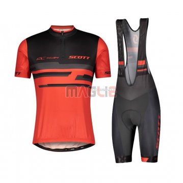 Maglia Scott Manica Corta 2021 Rosso Nero