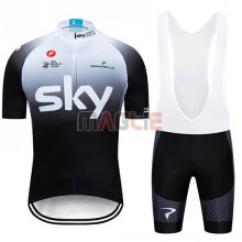 Maglia Sky Manica Corta 2019 Bianco Nero