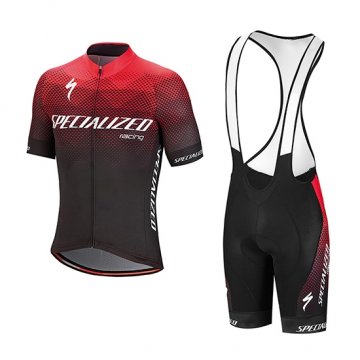 Maglia Specialized Manica Corta 2018 Rosso Nero Bianco(1)