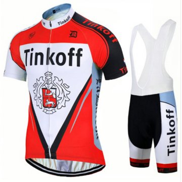 Maglia Tinkoff Manica Corta 2017 rosso