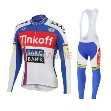 Maglia Tinkoff Saxo Bank ML 2018 Rosso Blu