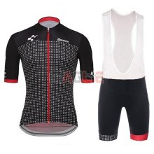 Maglia Tour de Suisse Helvetia Manica Corta 2018 Nero Rosso