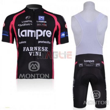 Maglia Lampre manica corta 2010 nero