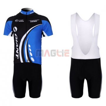 Maglia Giant manica corta 2011 nero e blu