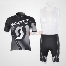 Maglia Scott manica corta 2012 nero e grigio