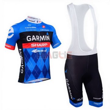 Maglia Garmin manica corta 2013 blu