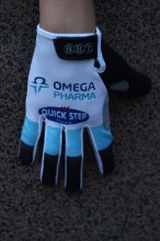 2014 Quick Step Guanto Ciclismo Bianco