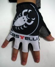 2015 Castelli Guanto Ciclismo Bianco e Nero