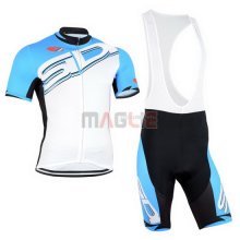 Maglia SIDI manica corta 2015 celeste e bianco