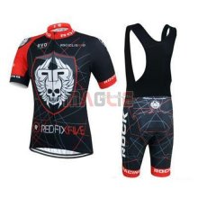 Maglia Rock racing manica corta 2016 rosso e nero