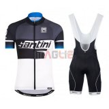 Maglia Santini manica corta 2016 blu e bianco Maglia Santini manica corta 2016 blu e bianco