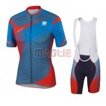 Maglia Sportful manica corta 2016 rosso e blu