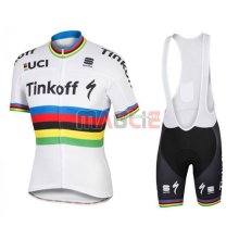 Maglia Thinkoff manica corta 2016 bianco e blu