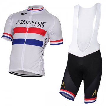 2017 Maglia Aqua Blue Sport Campione British bianco