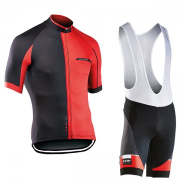 2017 Maglia Northwave Blade nero e rosso