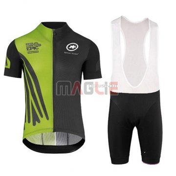 2018 Maglia Assos Manica Corta SS.Capeepicxc Verde