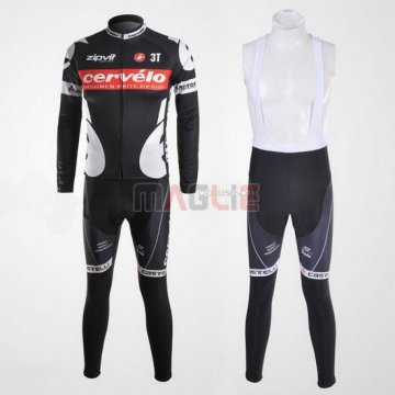 Maglia Castelli manica lunga 2010 bianco e nero
