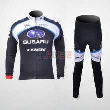 Maglia Subaru manica lunga 2011 bianco e nero