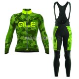 Maglia ALE Camo Manica Lunga 2017 Verde e Giallo