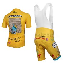 Maglia Astana 2014 giallo