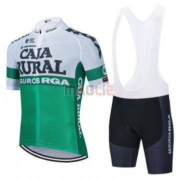 Maglia Caja Rural Manica Corta 2021 Rural Bianco Verde