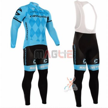 Maglia Cannondale manica lunga 2016 blu e nero