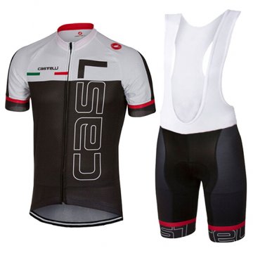 Maglia Castelli Manica Corta 2017 bianco e nero