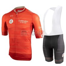 Maglia Castelli UAE Tour Manica Corta 2019 Arancione