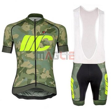 Maglia Cipollini Prestig Camo Manica Corta 2018 Camuffamento Verde