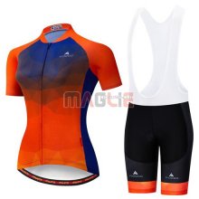 Maglia Donne Miloto Manica Corta 2019 Viola Arancione