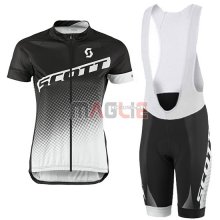 Maglia Donne Scott manica corta 2016 bianco e nero