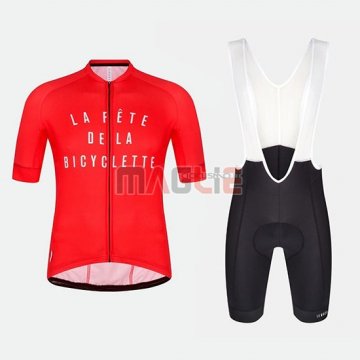 Maglia La Fete De La Bicyclette Manica Corta 2018 Rosso