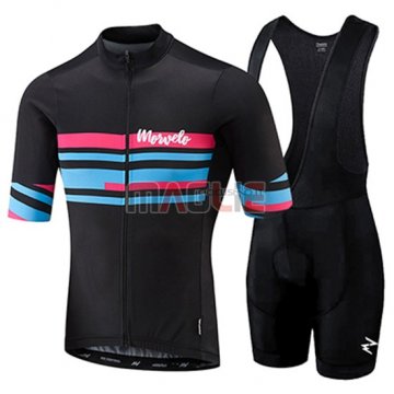 Maglia Morvelo Manica Corta 2018 Nero e Blu