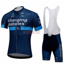 Maglia Novo Nordisk Manica Corta 2018 Blu