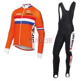 Maglia Paesi Bassi Manica Lunga 2017 Arancione