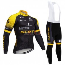 Maglia Scott 2018 Manica Lunga 2018 Nero e Giallo