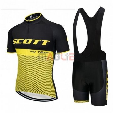 Maglia Scott RC Manica Corta 2018 Nero Giallo