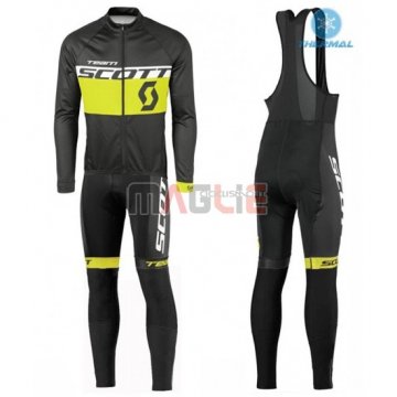 Maglia Scott manica lunga 2016 nero giallo