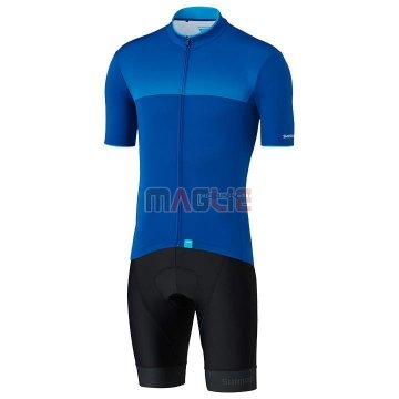 Maglia Shimano Manica Corta 2020 Blu